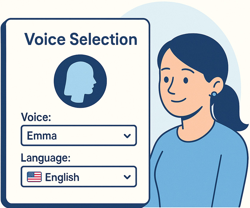 Stemmevalg og språkstøtte